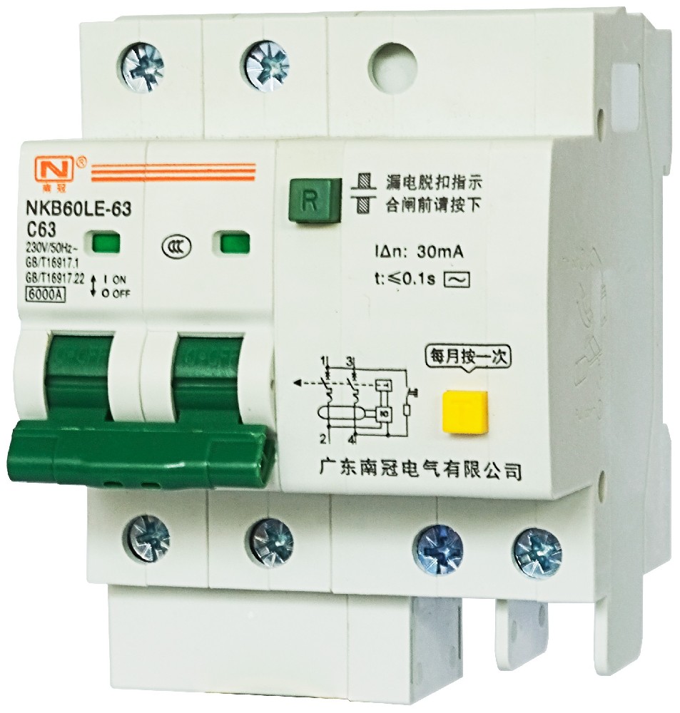 NKB60LE系列漏電斷路器(電子式)